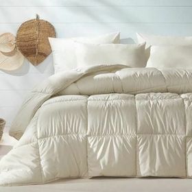 Yataş Bedding Macaron Krem Çift Kişilik Yorgan Seti