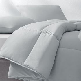 Yataş Bedding Macaron Tek Kişilik Gri Yorgan ve Yastık Set