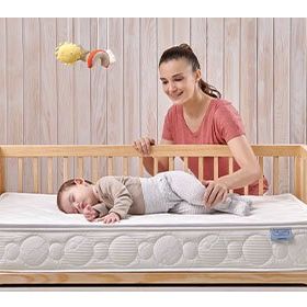 Yataş Bedding Milky Comfy Pocket Pedli Yaylı 80x180 cm Bebek Yatağı