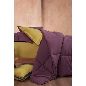 Yataş Bedding Mix&Match Penny 195x215 cm Mürdüm Çift Kişilik Yorgan