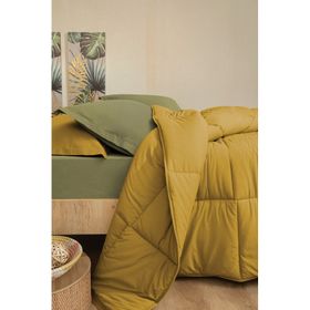 Yataş Bedding Mix&Match Penny 195x215 cm Safran Çift Kişilik Yorgan