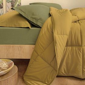 Yataş Bedding Mix&Match Penny 195x215 cm Safran Çift Kişilik Yorgan