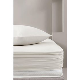 Yataş Bedding Noah Beyaz 100x200 cm Lastikli Çarşaf