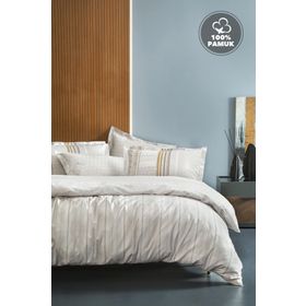 Yatas Bedding Pamena Ranforce Gri Tek Kişilik Nevresim Seti