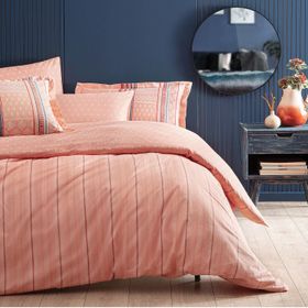 Yataş Bedding Pamena Ranforce Somon Tek Kişilik Nevresim Takımı