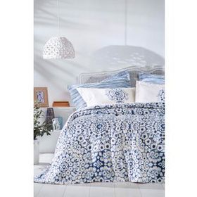 Yataş Bedding Sancia Mavi Tek Kişilik Pike Takımı