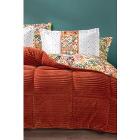 Yataş Bedding Tek Kişilik Diamond Turuncu Triola Set