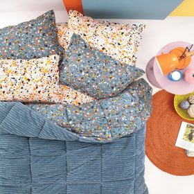Yataş Bedding Tek Kişilik Terazzo İndigo Triola Set