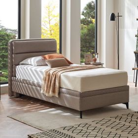 Yataş Botanic 2'li 90 x 190 cm Vizon Baza Başlık Set