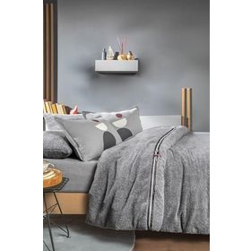 Yataş CoverMe Quadro Gri Tek Kişilik Battaniye Nevresim Takımı