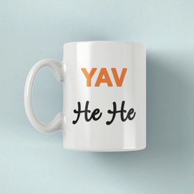 Yav He He Baskılı Kupa