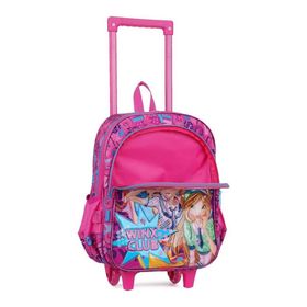 Yaygan Winx 63286 Kız Çocuk Çekçekli Okul Çantası Pembe