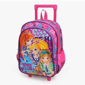 Yaygan Winx 63286 Kız Çocuk Çekçekli Okul Çantası Pembe