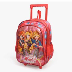 Yaygan Winx 63289 Kız Çocuk Çekçekli Okul Çantası Kırmızı