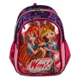 Yaygan Winx Club Pembe Mor Kız Çocuk Okul Çantası