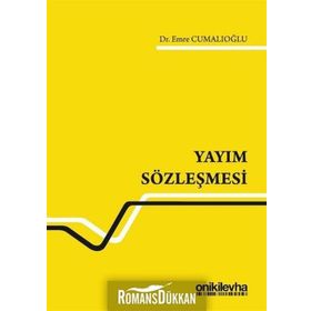 Yayım Sözleşmesi - Emre Cumalıoğlu