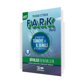 Yayın Denizi AYT Biyoloji Fark 15 x 13 Tekrar Ettiren Denemeleri