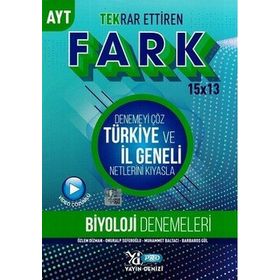 Yayın Denizi AYT Biyoloji Fark 15 x 13 Tekrar Ettiren Denemeleri