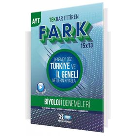Yayın Denizi AYT Biyoloji Fark 15 x 13 Tekrar Ettiren Denemeleri
