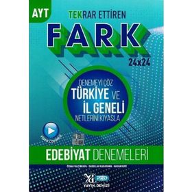 Yayın Denizi Ayt Edebiyat Fark 24 X 24 Tekrar Ettiren Denemeleri
