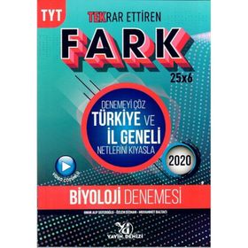 Yayın Denizi AYT Fark Biyoloji Denemesi