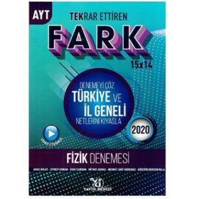 Yayın Denizi AYT Fizik Fark Tekrar Ettiren 15x14 Denemesi