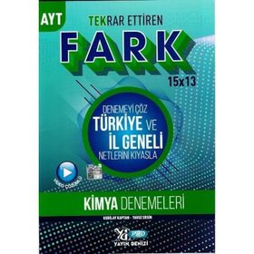 Yayın Denizi AYT Kimya 15 x 13 Tekrar Ettiren Fark Denemeleri
