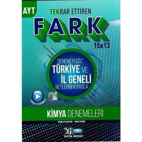 Yayın Denizi AYT Kimya 15 x 13 Tekrar Ettiren Fark Denemeleri