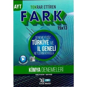 Yayın Denizi AYT Kimya 15 x 13 Tekrar Ettiren Fark Denemeleri