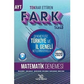 Yayın Denizi AYT Matematik Fark Tekrar Ettiren 14x40 Denemesi