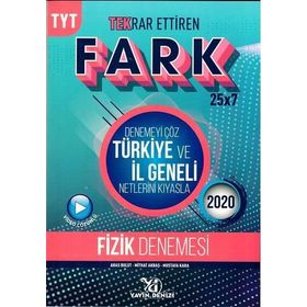 Yayın Denizi TYT Fark Fizik Denemesi