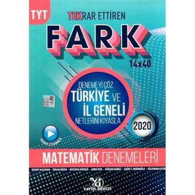 Yayın Denizi TYT Matematik Fark Tekrar Ettiren 14x40 Denemesi