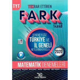 Yayın Denizi TYT Matematik Fark Tekrar Ettiren 14x40 Denemesi