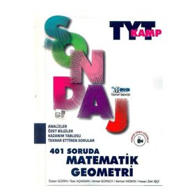 Yayın Denizi TYT Matematik Geometri Pro 401 Soruda Sondaj Kamp