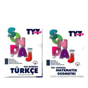 Yayın Denizi Tyt Sondaj Kamp Türkçe ve Matematik Soru Bankası Seti 2 Kitap