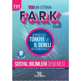 Yayın Denizi TYT Sosyal Bilimler Fark Tekrar Ettiren 14x25 Denemesi