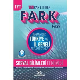 Yayın Denizi TYT Sosyal Bilimler Fark Tekrar Ettiren 14x25 Denemesi