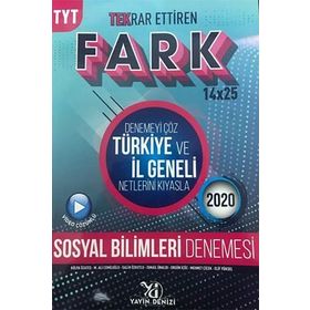Yayın Denizi TYT Sosyal Bilimler Fark Tekrar Ettiren 14x25 Denemesi