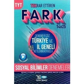 Yayın Denizi TYT Sosyal Bilimler Fark Tekrar Ettiren 14x25 Denemesi