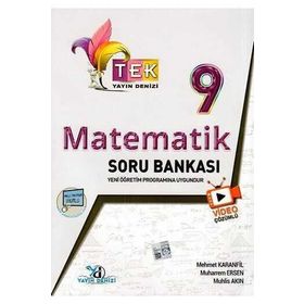 Yayın Denizi Yayınları 9. Sınıf Tek Serisi Video Çözümlü Matematik Soru Bankası