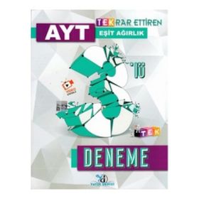 Yayın Denizi Yayınları AYT Eşit Ağırlık Tekrar Ettiren 3'lü Deneme