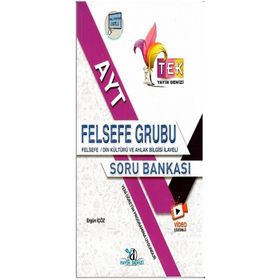 Yayın Denizi Yayınları Ayt Felsefe Tek Soru Bankası