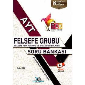 Yayın Denizi Yayınları Ayt Felsefe Tek Soru Bankası