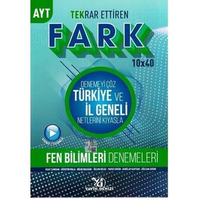 Yayın Denizi Yayınları AYT Fen Bilimleri 10x40 Tekrar Ettiren Fark Denemeleri