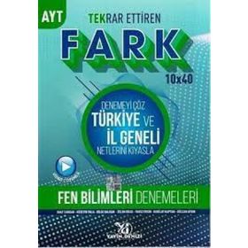 Yayın Denizi Yayınları AYT Fen Bilimleri 10x40 Tekrar Ettiren Fark Denemeleri