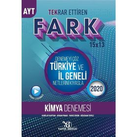 Yayın Denizi Yayınları AYT Kimya Fark Tek Serisi 15x13 Denemesi