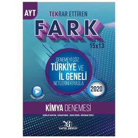Yayın Denizi Yayınları AYT Kimya Fark Tek Serisi 15x13 Denemesi