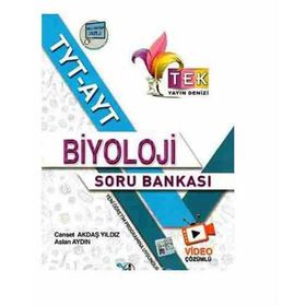 Yayın Denizi Yayınları TYT AYT TEK Serisi Video Çözümlü Biyoloji Soru Bankası