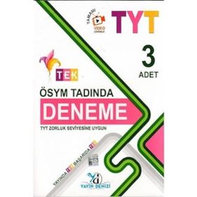 Yayın Denizi Yayınları Tyt Ösym Tadında 3 Tek Serisi Deneme