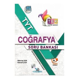 Yayın Denizi Yayınları TYT Tek Serisi Video Çözümlü Coğrafya Soru Bankası